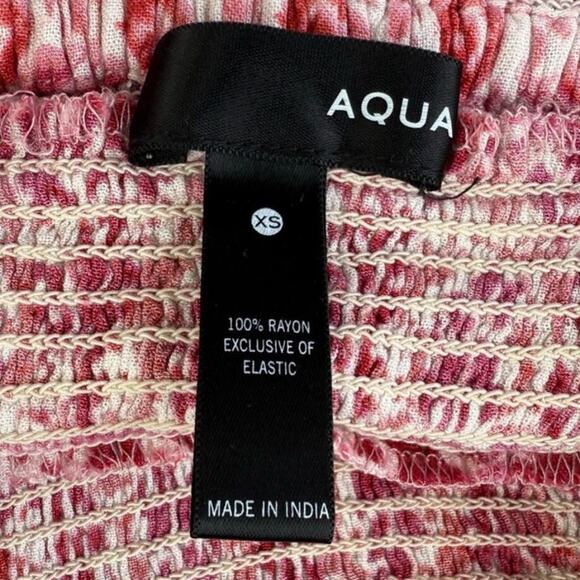 Aqua Set - Top & Wide Leg Pants Smocked Palazzo Pants Boho Hippie Womens Size XS - Picture 13 of 15